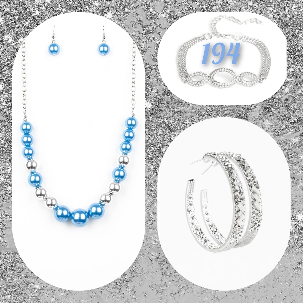 Necklace Set w/ Earrings and Bracelet